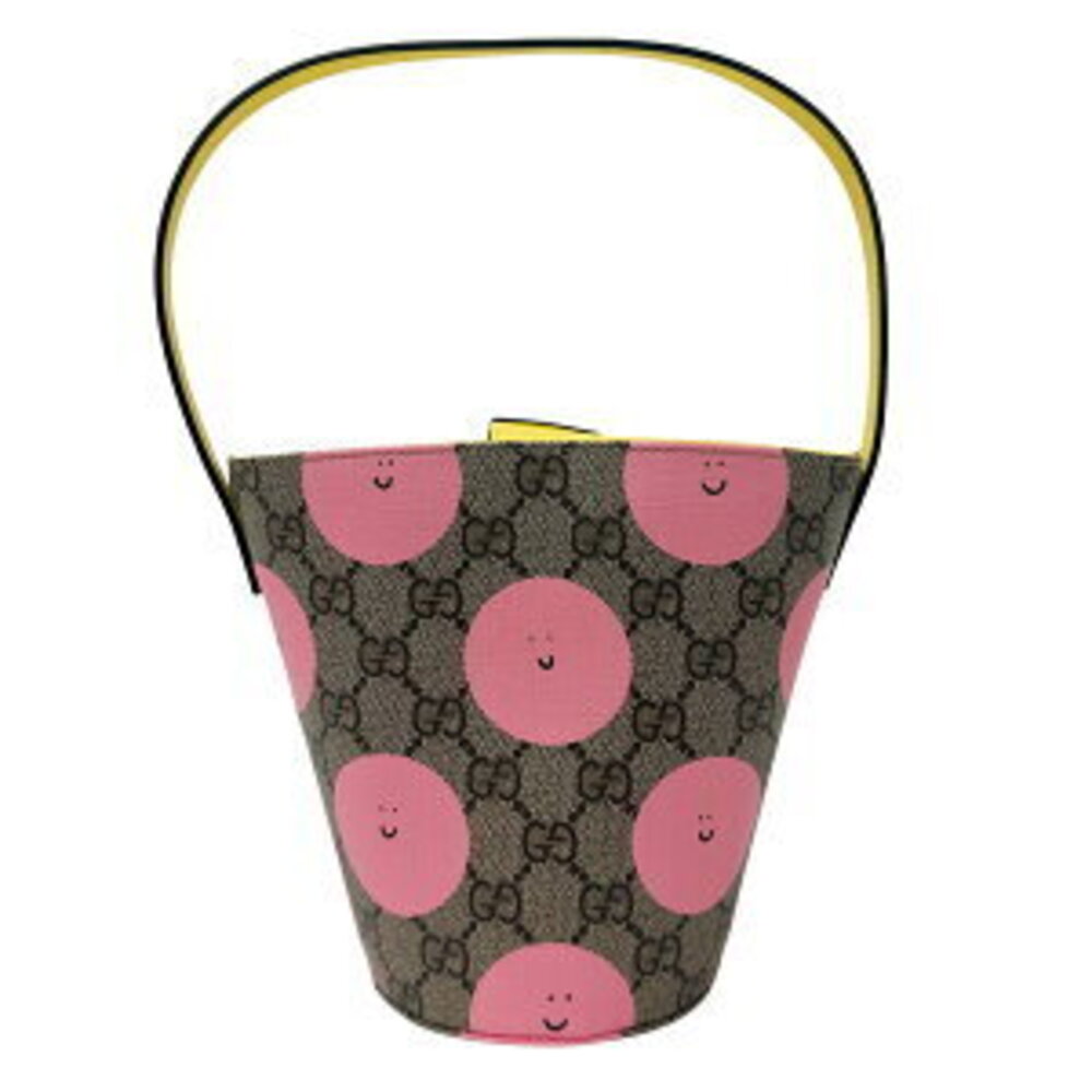 Gucci Bag Tote GG Supreme Ewan Roberts Baguette Beige Pink Bucket